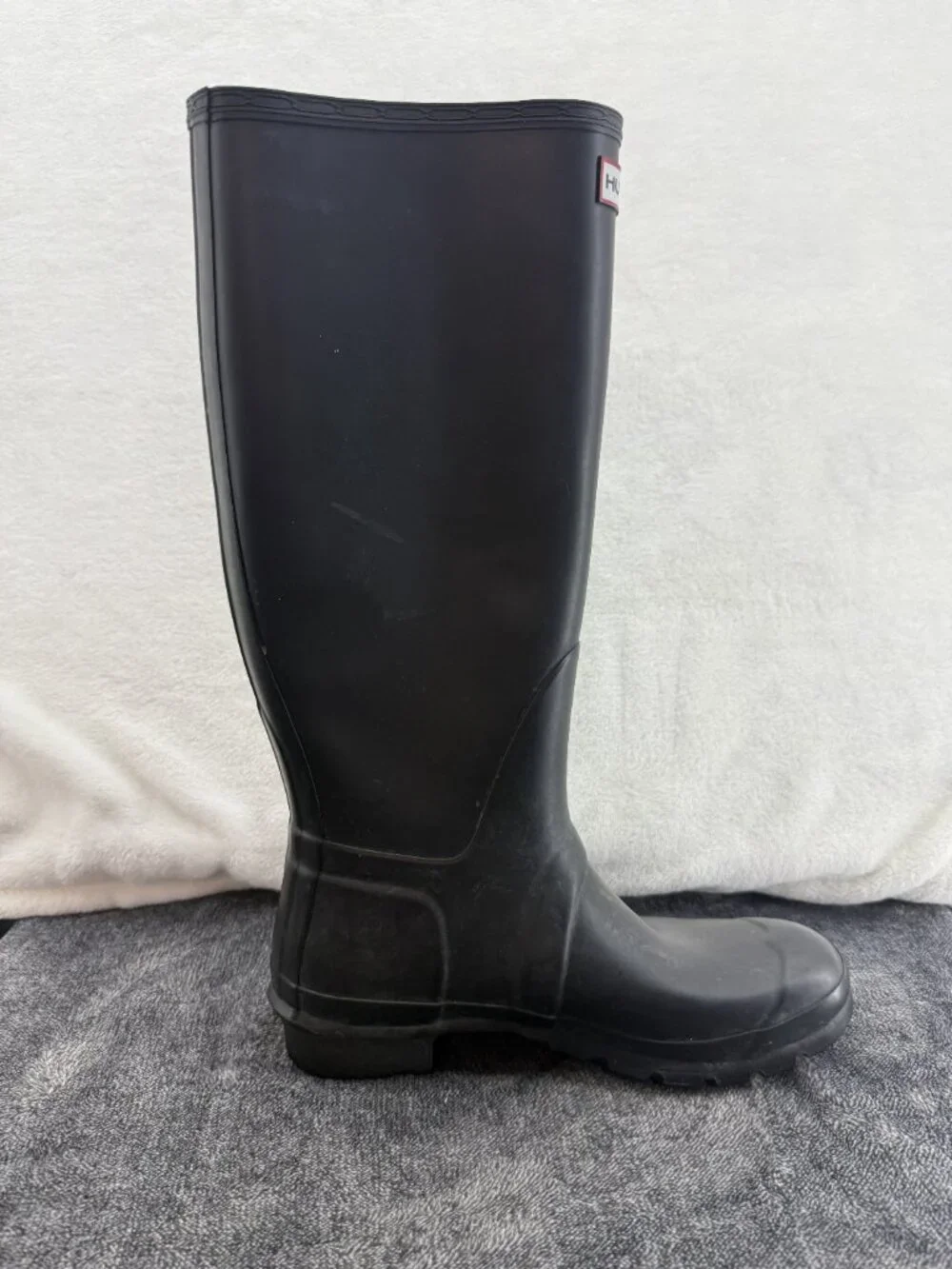 Women's Black Hunter Original Tall Rainboot Single Amputee Left Boot Only Size 9
